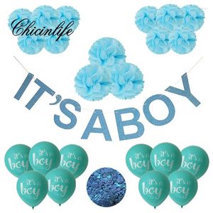Party Decoration Chicinlife 1set It's a Boy / Girl Balloon Banner Joyeux anniversaire Baby Showers Gender Revelow
