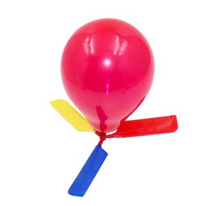 Décoration de fête pour enfants, lanceur d'hélicoptère à ballons amusant, ensemble de jouets de course alimentés, P9YB