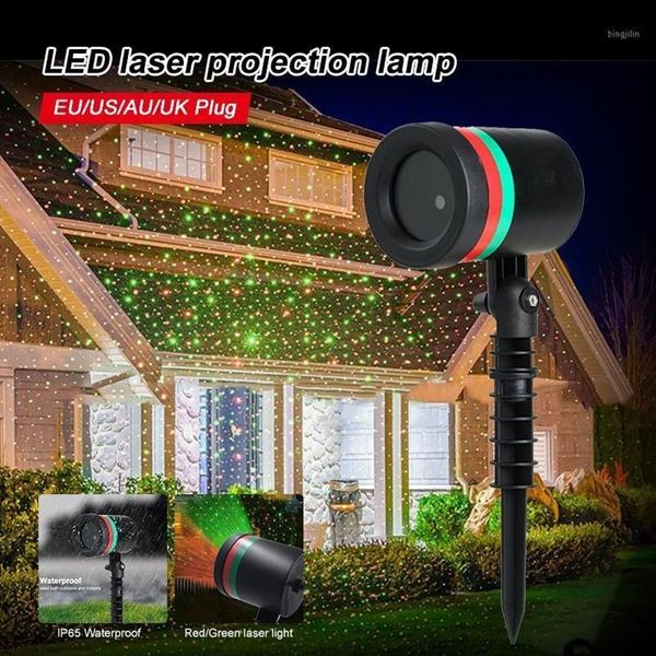 Décoration de fête Noël LED mobile plein ciel étoile projecteur laser lumière de Noël scène extérieure jardin pelouse paysage lampe 246x