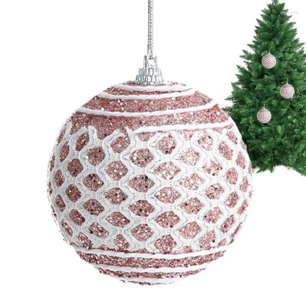 Party Decoration Christmas Ornement Baubles paillettes Deccor Decor Ball Decorations d'arbre bricolage Holiday