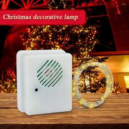 Party Decoration Christmas Sound Sensor Music Speaker 3 M String Lights Song Voice-geactiveerde rekwisieten voor Xmas Tree Decor