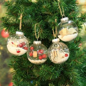 Décoration de fête Ornements de goutte d'arbre de Noël Pendentif de Noël Boule suspendue Decor1