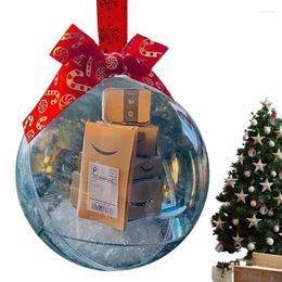 Boule transparente pour arbre de noël, décoration de fête, décoration suspendue Durable, ornements, fournitures d'anniversaire