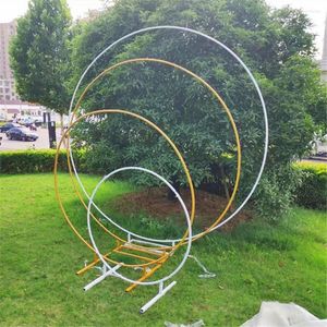 Party Decoratie Circle Arch Outdoor Garden IJzeren Ballon Wedet metalen structuur voor evenementen achtergrondstandaard tafel kamer decor