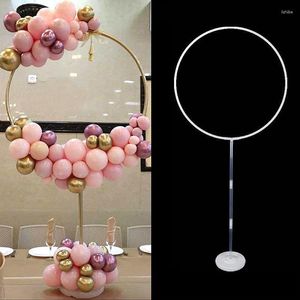 Party Decoratie Cirkel Ballon Boog Frame Stand Ronde Clip Ringen DIY Kolom Base Voor Baby Shower Verjaardag Bruiloft