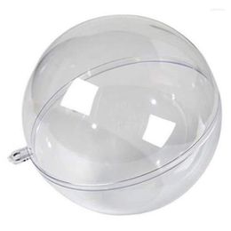 Decoración de fiesta, adornos transparentes, bolas DIY, adornos navideños rellenables, adornos para árboles, manualidades, bolas colgantes transparentes, manualidades para