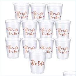 Fête Décoration Combinaison Mariée Tribu Coupe À Être Bachelorette Équipe Plastique Mariage Douche Nuptiale Poule Drop Delivery 2021 H Newdhbest Dhqmo