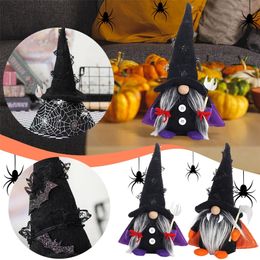 Décoration de fête Creative Halloween Gnome sans visage poupée en peluche Halloween poupée en peluche de Noël pour les décorations d'Halloween Party Table Decor # T2P 220908