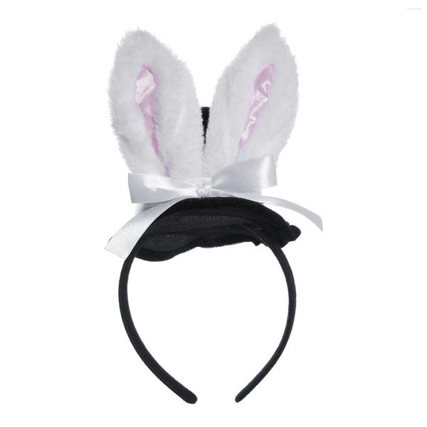 Decoración de fiesta, linda chica de felpa, orejas largas, aro para el pelo, diadema de dibujos animados de Anime, accesorios de Cosplay para Halloween, oreja de Pascua