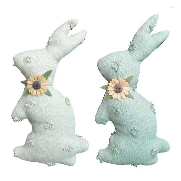 Poupée de décoration de fête, jouets de pâques, jouet en peluche mignon avec Design floral, polyvalent pour le salon