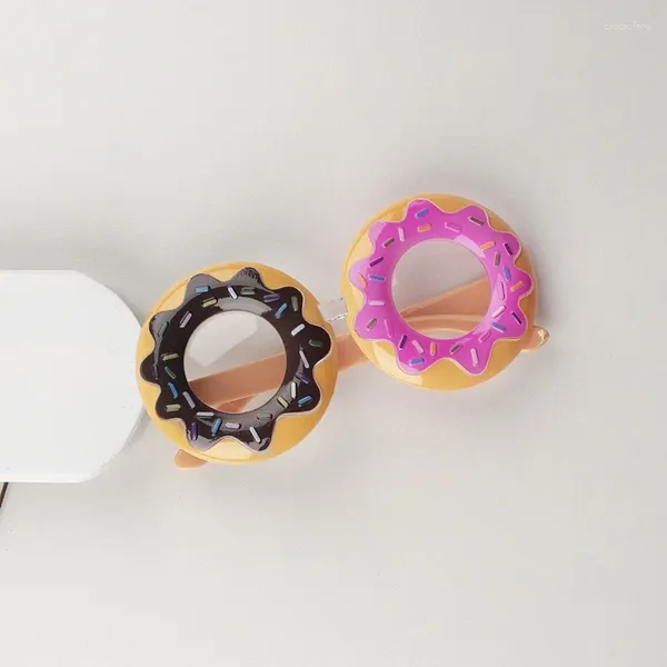 Decoración de fiestas Donut Disfraz Gafas Novelas Novlasses para divertidos favores de cumpleaños accesorios Donuts Pascua