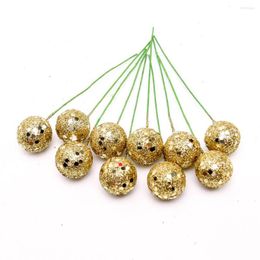 Feestdecoratie duurzame hoogwaardige praktische kerstballen hangende ornament Baubbles decor schuim glitter vakantie toevoer