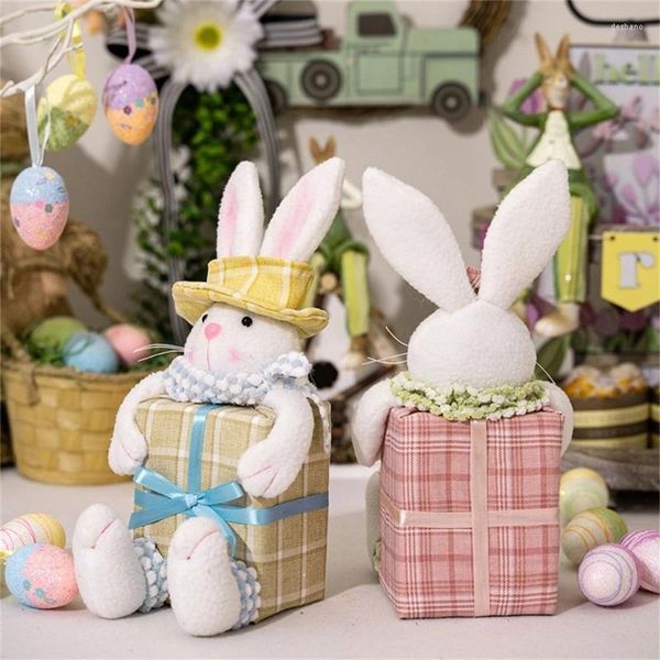 Décoration de fête Miniatures de Pâques charmantes avec cadeau pour girl girl home room office cabine accessoire