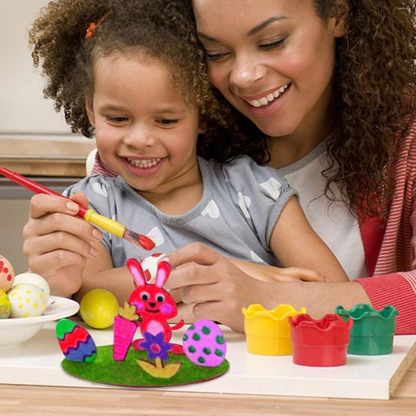 Decoración de la fiesta adornos de pascua accesorios de pintura de madera de escritorio de madera decoración del hogar para niños estatua de gaviota