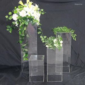 Décoration de fête Edding scène mariage clair acrylique cristal toile de fond fleur arc support à vendre Yudao237