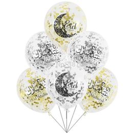 Feestdecoratie Eid Mubarak Ballonnen Gelukkige Ramadan Moslim Festival Islamitisch Jaar Duidelijk Confetti3057 Drop Delivery Huis Tuin Festiv Dhjyd