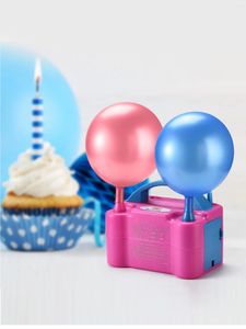 Party Decoration Electric Balloon Air Pump Inflator Dual-Nozzle Globos Machineblazer voor Arch Columk Kopie