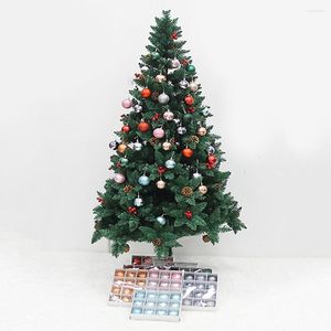Décoration de fête Pendentif de plafond de boule électrolytique Peint Fournitures de décoration d'ambiance festive de Noël pour l'année intérieure Arbre de Noël
