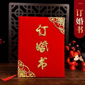 Feestdecoratie Verloving Boekafspraak Huwelijk Chinese stijl Handgeschreven persoonlijkheid Herdenkingsmunt