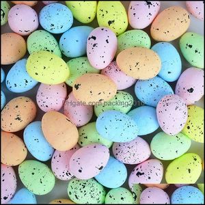 Party Decoration Event Leveringen Feestelijke Home Garden 20/40 -stks 3x4cm Easter Egg Foam Bird Pigeon Eggs Happy Festival Ornament Diy Craft Kids