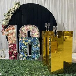 Party Decoration Event Levers Wedding Mirror Rectangle Stand for Backlop Collection Yudao1872