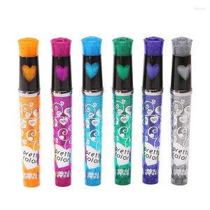 Party Decoration Face Paint Makeup Kit 6-kleuren schilderen op watergebaseerde lichaamsklaringen met 9 stencils niet giftig water