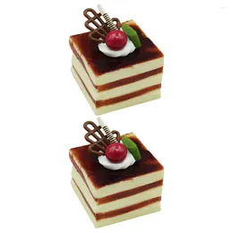 Party Decoratie Nep Dessert Cake Kunstmatige Cakes Prop Faux Decor Ornament Simulatie Model