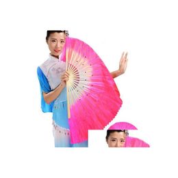 Feestdecoratie Feestelijke Chinese Zijde Dans Fan Handgemaakte Fans Buikdans Rekwisieten 5 Kleuren Kd Drop Levering Thuis Tuin Benodigdheden Evenement Dhwqk