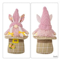 Party Decoration Festive Doll Spring Pâques sans visage Gnome Gnome Carrot Ornement Kids Gift Favors