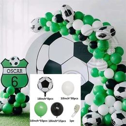 Party Decoration Football Balloons Garland Arch Kit Soccer Soccer Sport Themed Boys Birthday Decorations Globos Babyshower Supplies Favor