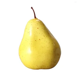 Party Decoration Fruit Po Props Education Afficher Creative Gift Plastic Artificial Home Wedding Showcase Decorations (Pear)