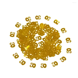 Party Decoration Gold Table Confetti Glitter 50 Birthday 50th Centorpiece Number Sequin for DIY