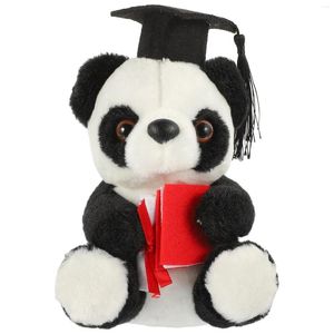 Party Decoration Grad Plank Panda farci de doctorant Graduation Gift