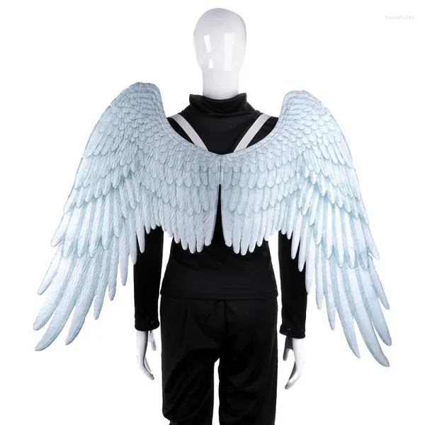 Decoración de fiesta Halloween Angel Wing Fancy Dress Niños Adultos Trajes Cumpleaños DIY Props Disfraces Ropa de rendimiento