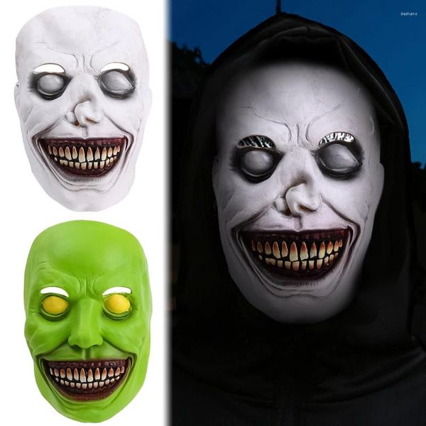 Decoración de fiesta Halloween Demon Mask Disfraces de terror Anime Cosplay Props Headwear Dress Up para suministros