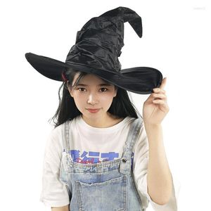 Décoration de fête Halloween mode sorcière assistant chapeau adulte enfants Cosplay mascarade Costume accessoires accessoires casquette