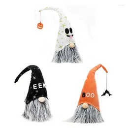 Party Decoration Halloween Gnomes Plush Decor Handmade Tomte Zweedse kabouter Nisse Scandinavische ornamententafel