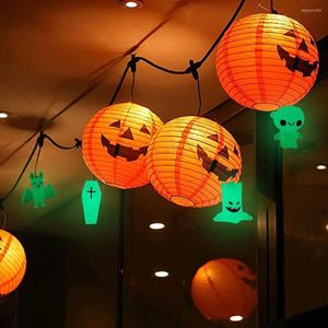 Party Decoration Halloween Luminous Ghost Festival Kids Gifts Resin Desktop Decor Waterdicht voor kantoor Glazen containers Mini Diy Garden