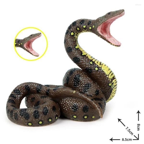 Party Decoration Halloween Prank Prop pour décor High Simulation Rubber Snake Toy Kids Gag Toys Blagues Animaux Modèle Funny Scary