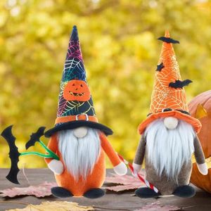 Party Decoration Halloween Pumpkin Rudolph Plux Doll Noël pour la maison suspendue Gnome Kids Gifts Ornements 1PC