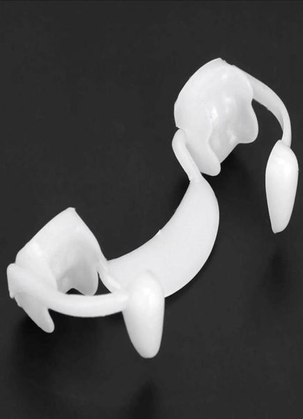 Décoration de fête Halloween Vampire Faux dents rétractables Monster Weswolf Zombie Fangs Masquerade Cosplay Costume Prop9309464