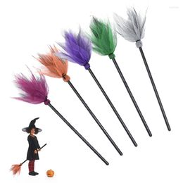 Party Decoration Halloween Witch Broom PO Props Kids Cosplay Roleplaying Costume Accessoires Diy Home Supplies