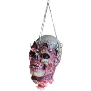 Décoration de fête Tête Halloween Suspendus Props Corps Effrayant Prop Décor Pièces Horreur Humaine Couper Zombie Hors Faux Sang Trick Ornements Cosplay x0905 x0905