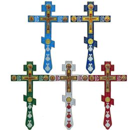 Partijdecoratie heilig kruis Jezus Crucifix orthodox kerk christelijke decor Russische voorraden 230221