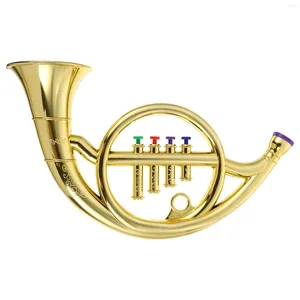 Décoration de fête corne jouet enfants trompette français jouets musicaux Instrument Saxophoneperformance modèle Mini vent accessoires Instruments simulés