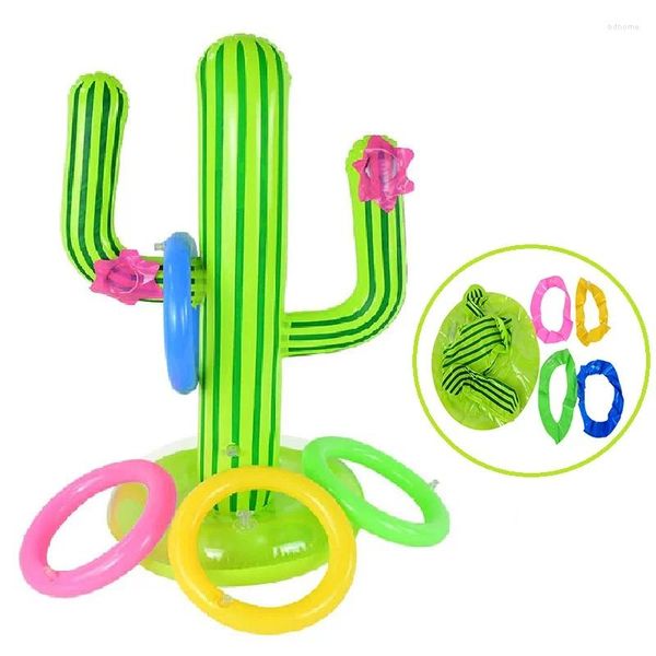 Décoration de fête Ballon gonflable en forme de cactus avec ferule pour enfants cadeaux de jouet bricolage de mariage d'anniversaire de bricolage