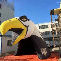 Decoración de fiestas Inflable Inflable Eagle Túnel Mascot para publicidad para publicidad Eventos al aire libre