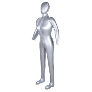 Décoration de fête femme gonflable 64.96 pouces du corps complet mannequin féminin mannequin avec bras pvc show fowe exposition maniiqui pour vêtements