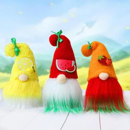 Décoration de fête intéressante pour enfants tissu tissu en peluche exquise ornementale unique conception fiable gnomes jardin accessoire