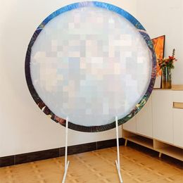 Feestdecoratie Ijzeren Cirkel Metalen Achtergrond Boog Stand Verjaardagsdecoratie Ballon Frame Bruiloft Deco Bogen Ronde Achtergrond Cover